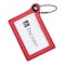 Dacasso Travelers Envy Luggage Tag with Metal Strap - Red EI-6613 - alternate 1
